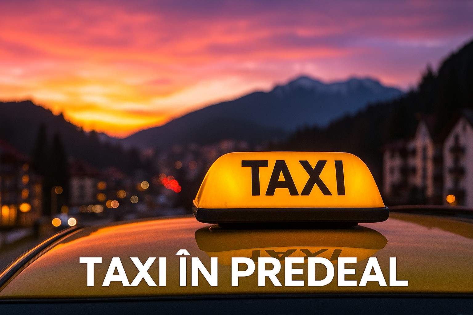 Taxi local în Predeal și împrejurimi